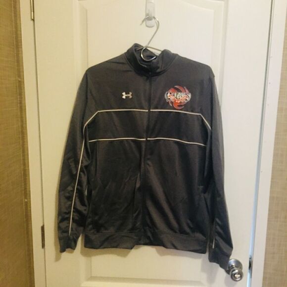 Under Armour Gray Athletic Jacket Small Petite - Picture 4 of 8